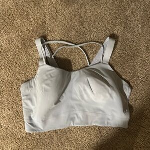 Light blue Lululemon like a cloud longline bra